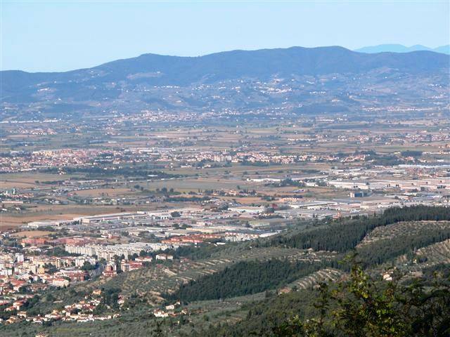 Veduta della piana fiorentina