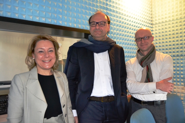 FUCECCHIO - I candidati Silvia Melani, Massimo Talini e Alessio Spinelli (foto gonews.it)