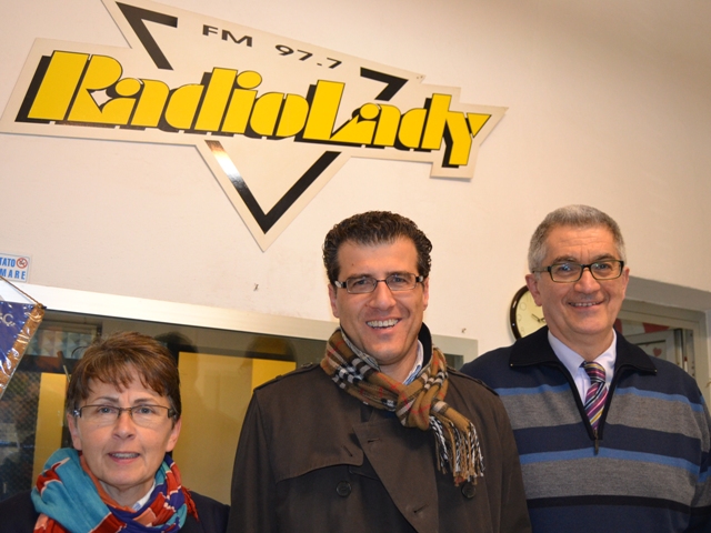 VINCI - Gloria Testi, Giuseppe Torchia e Silvano Guerrini ospiti di Radio Lady per il confronto politico (foto gonews.it)