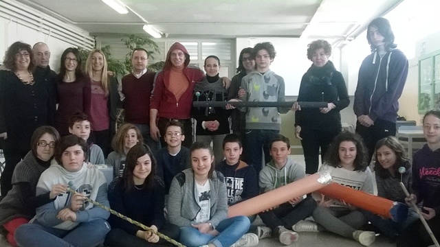 I ragazzi dell'Istituto Comprensivo "Don Milani" di Montespertoli