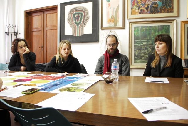 Il tavolo di presentazione dell'iniziativa targata Arci che si svolgerà al Cenacolo degli Agostiniani
