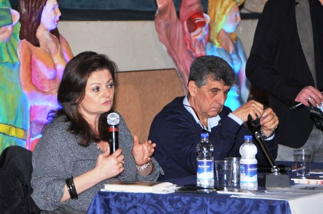 La presentazione del libro di Bartolo e Tilotta “Lacrime di sale” avvenuta al cinema Eden (Foto di Paolo Mazzei)