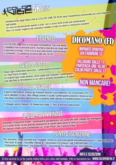 color vibe run dicomano 2