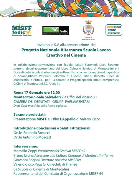 invito Alternanza Scuola Lavoro Roma stampaA5