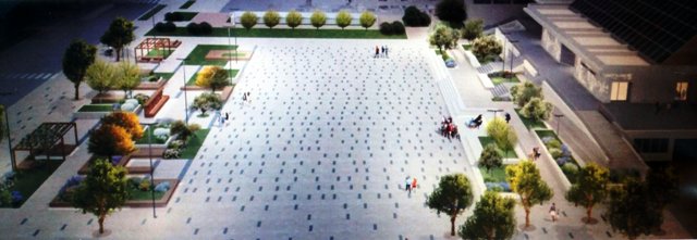 La nuova piazza a Capannori