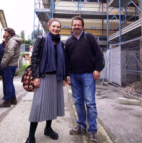 da sx assessore Pubblica Istruzione Maria Grazia Esposito, assessore Lavori Pubblici Stefano Romiti