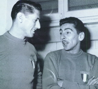 Schiaffino e Ghiggia in maglia azzurra