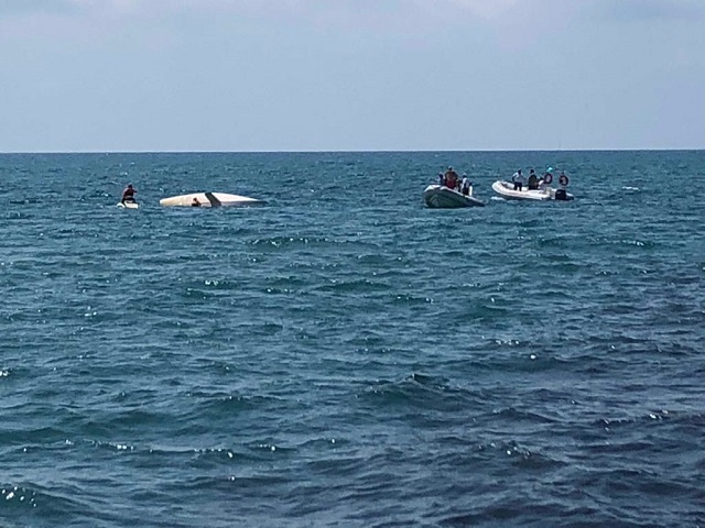 Soccorso barca a vela scuffiata 20 07 18