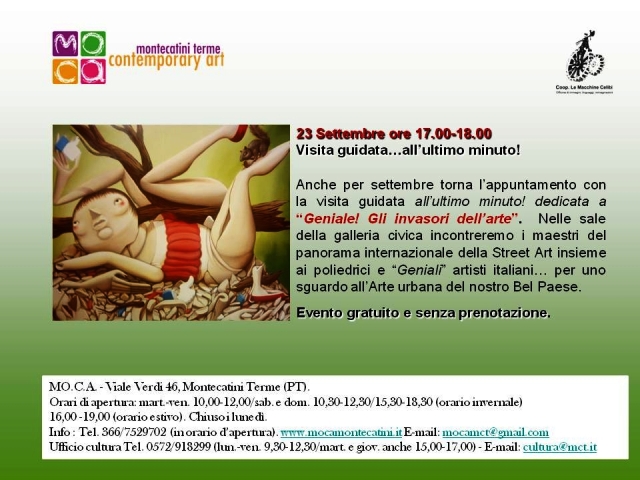 MOCA- VOLANTINO 23 settembre