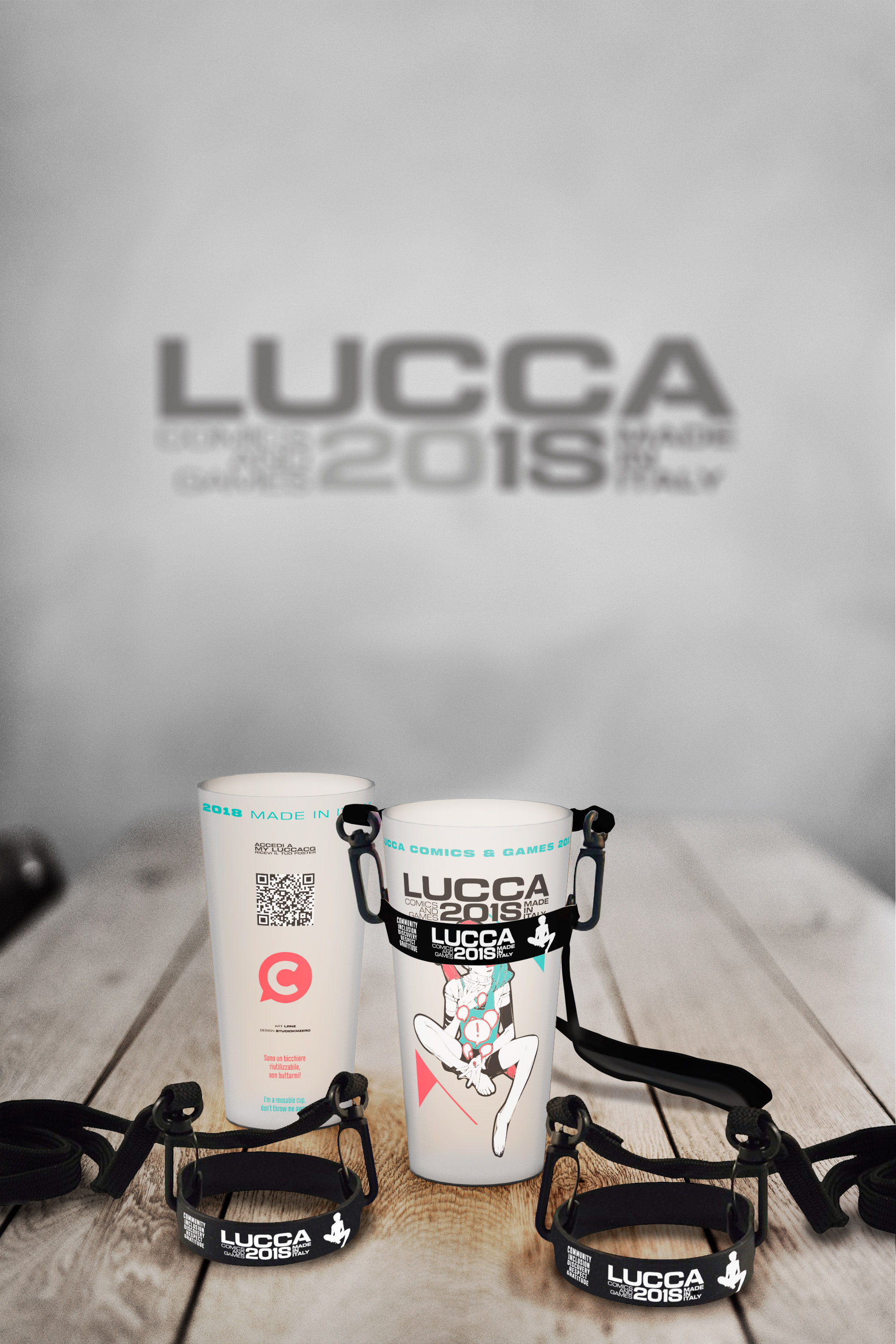 Bicchiere singolo+cup holder 02