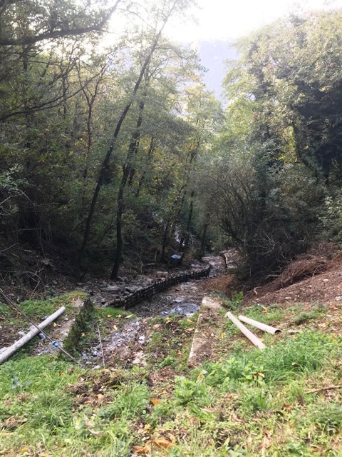 Sopralluogo di Consorzio e Comune sui lavori del PSR sul Canale di Riomagno a Seravezza