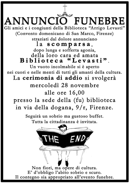 Il manifesto funebre