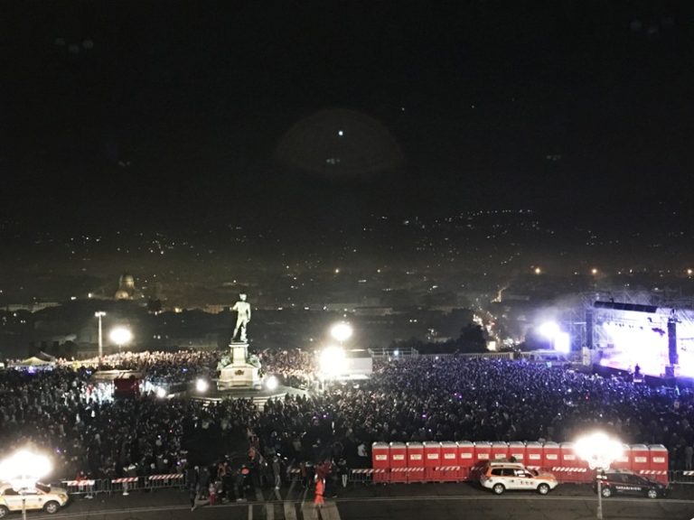 Capodanno 2018 piazzale Michelangelo