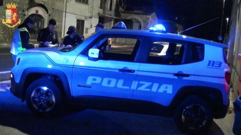L'intervento della polizia