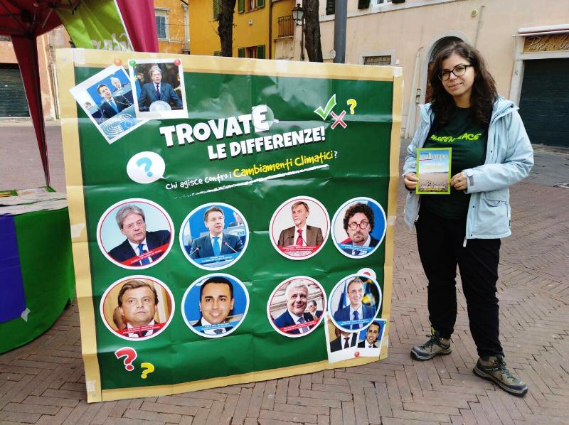 Volontarie e volontari di Greenpeace