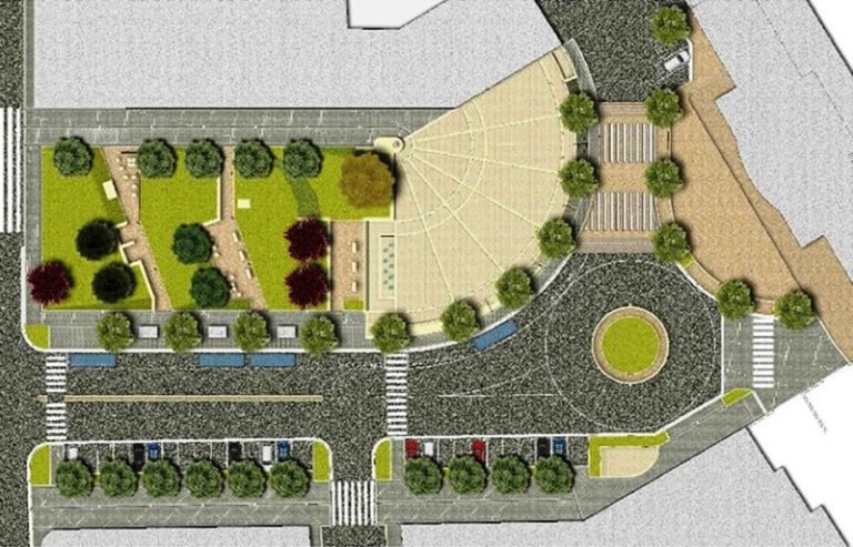 piazza Mazzini a Poggibonsi