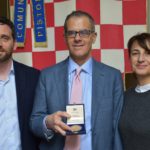 Alessandro Tomasi, Luca Iozzelli, Giulia Cogoli - Medaglia del Presidente della Repubblica ai Dialoghi2019