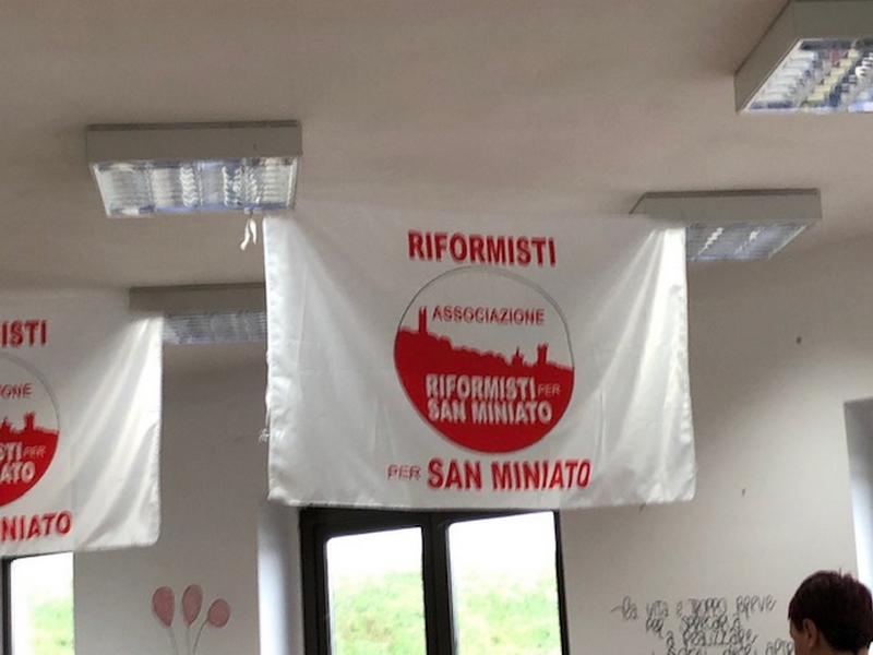 Elezioni San Miniato, i Riformisti: "Dirigenza mai coinvolta nell'amministrazione. Al ballottaggio non appoggeremo Giglioli"
