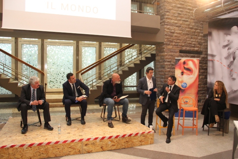 un momento del talk show con gli esperti