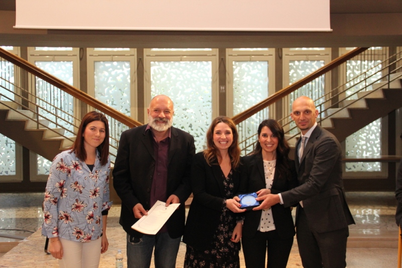 yatch line 1618 ritirano il premio margherita e lisa bandecchi con vicesindaco vicopisano matteo ferrucci, carlo bargagna, martina del moro