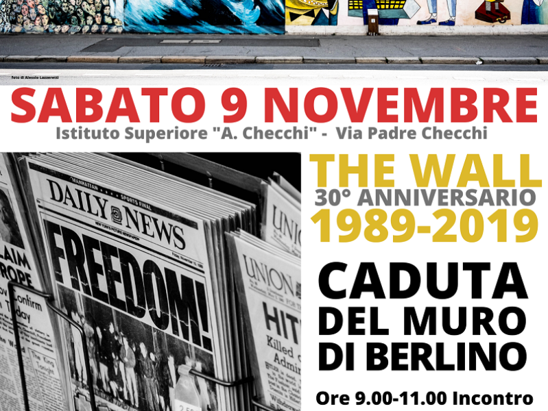 30° Anniversario Caduta Muro Berlino