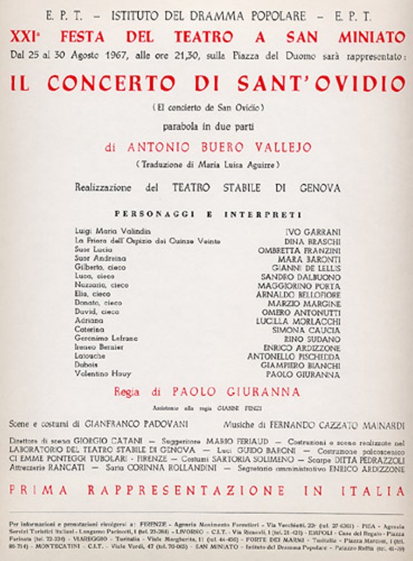 omero antonutti dramma popolare