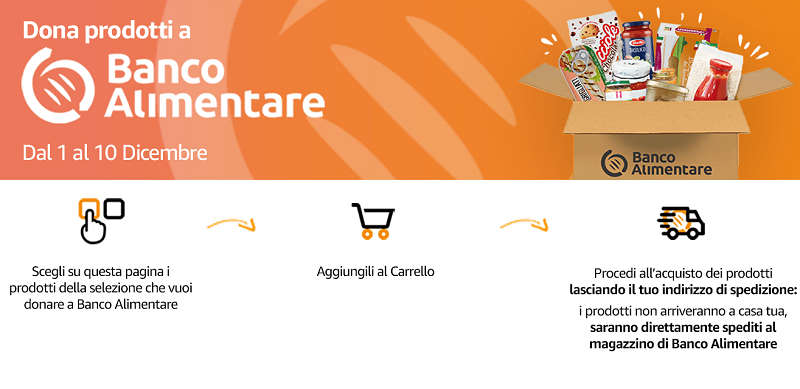 colletta alimentare amazon