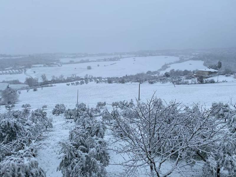 Chianciano Terme - neve 13 febbraio 2021 (1)