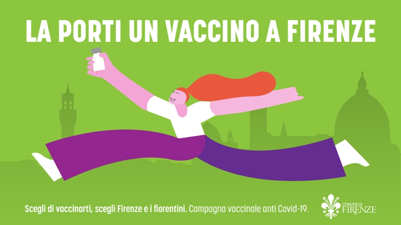 La porti un vaccino a Firenze