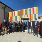 L'inaugurazione del Hub vaccinale