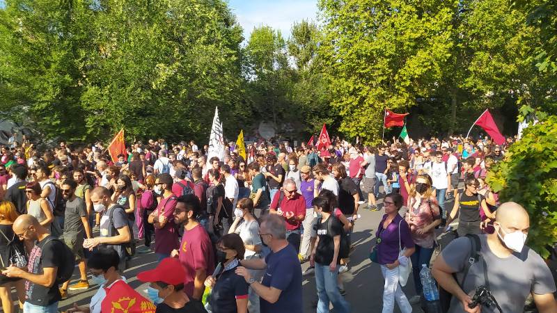 manifestazione gkn firenze