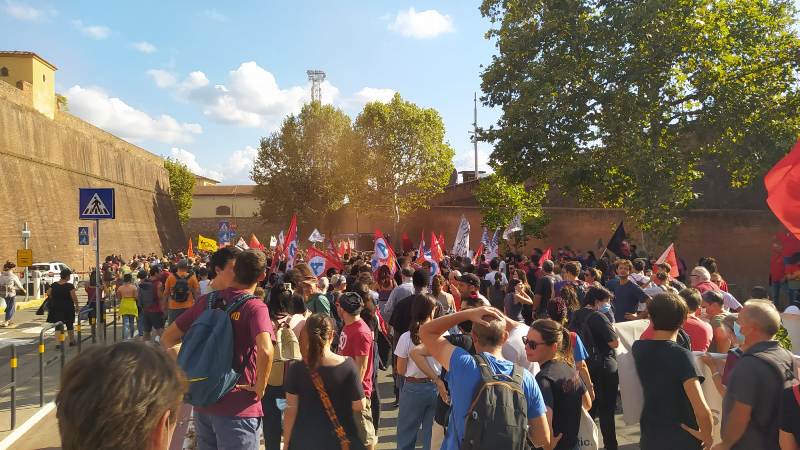 manifestazione gkn firenze