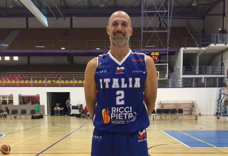 Empoli in nazionale Alessandro Ghizzani gioca con l'Italia Over 40