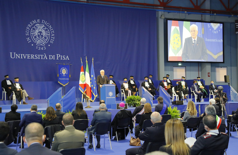 cerimonia inaugurazione universita pisa presidente repubblica sergio mattarella_19