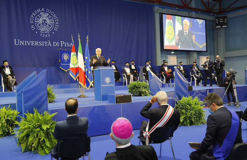cerimonia inaugurazione universita pisa presidente repubblica sergio mattarella_23