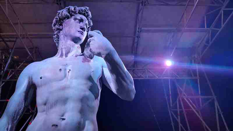 restauro david piazzale michelangelo