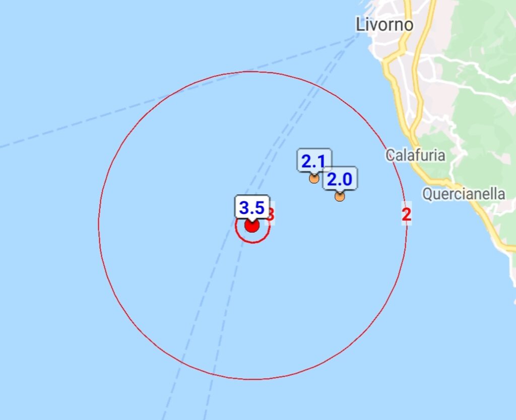 terremoto livorno
