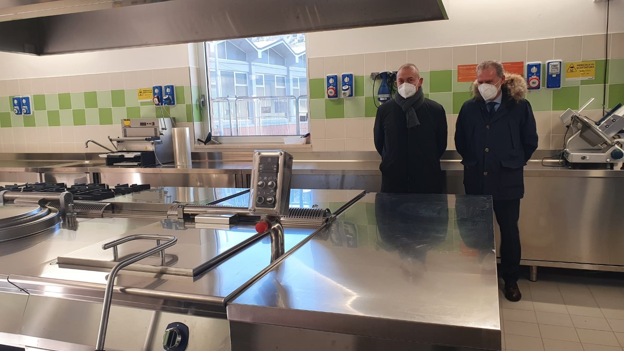 New cooking area in Gref’s canteen