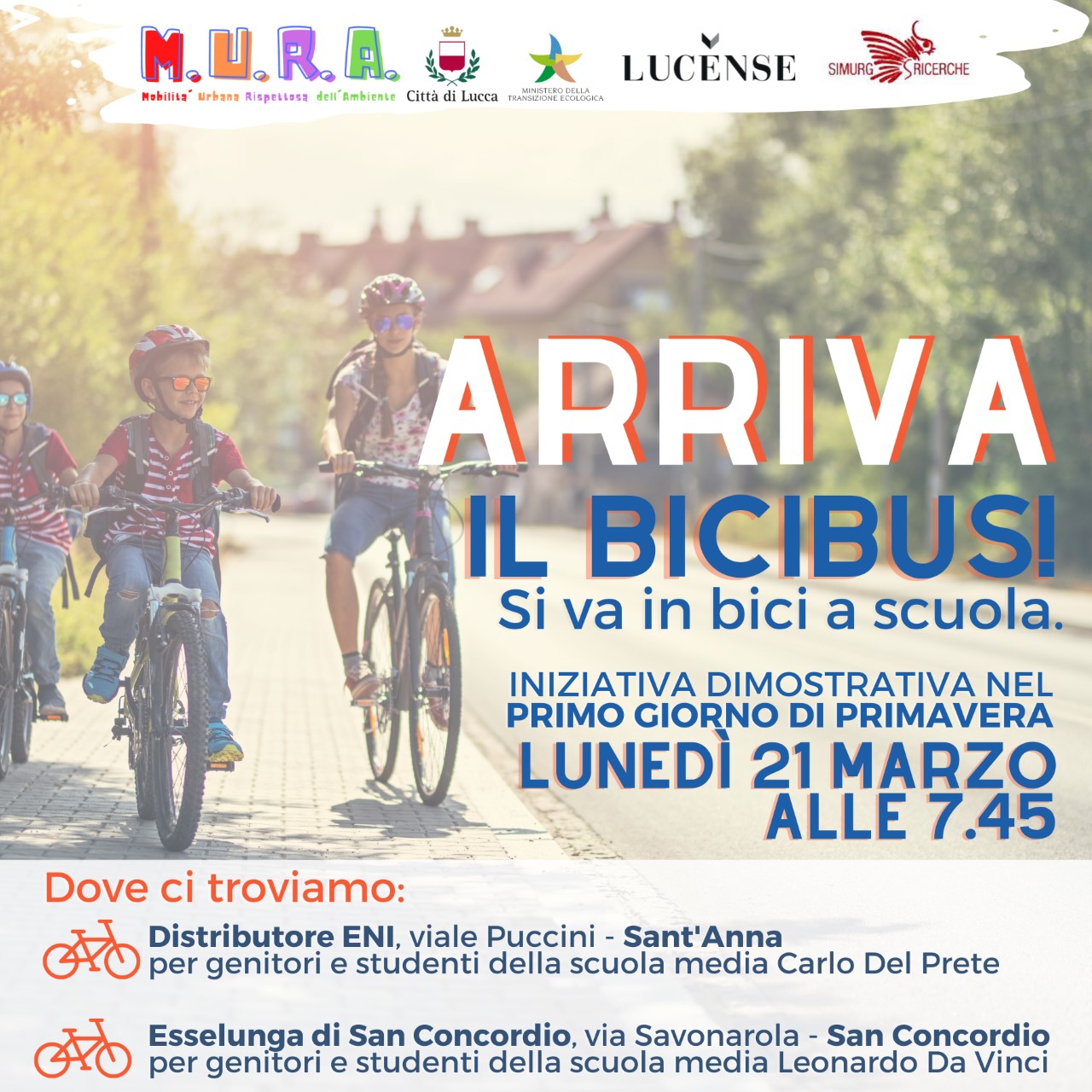 A Lucca arriva il bicibus: a scuola si va in bicicletta e in sicurezza -  gonews.it
