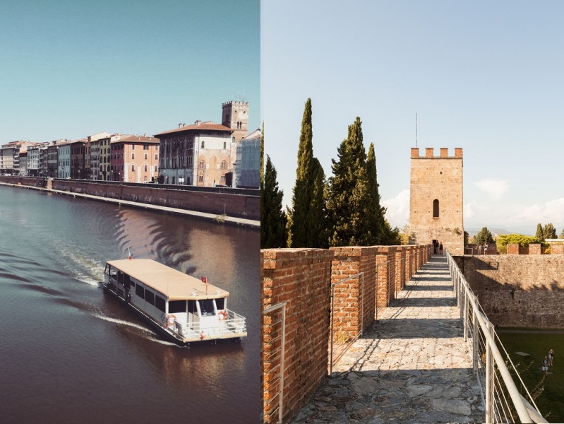 "Pisa dal basso e dall'alto", visita inedita sulle Mura e a bordo del battello sull'Arno