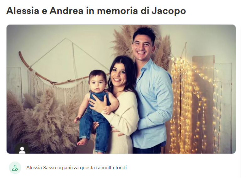 jacopo varriale raccolta fondi