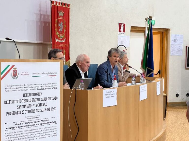 Cattaneo Si Allarga Marconi A Ponte A Egola L assemblea Sulle Scuole