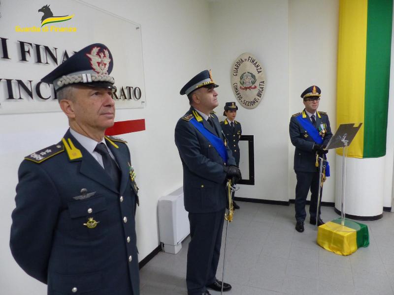 Cambio ai vertici della guardia di finanza di Prato, entra in servizio il colonnello Blandini