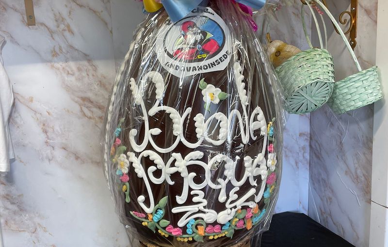 Ornamenti Di Pasqua A Forma Di Croce Trasparenti In Acrilico - Set Di 2 Decorazioni Da Appendere All'Albero