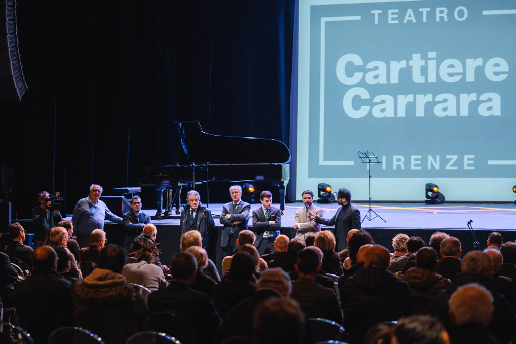 Teatro Cartiere Carrara, il nuovo nome per il Tuscany Hall. Tra gli sponsor Banca Cambiano