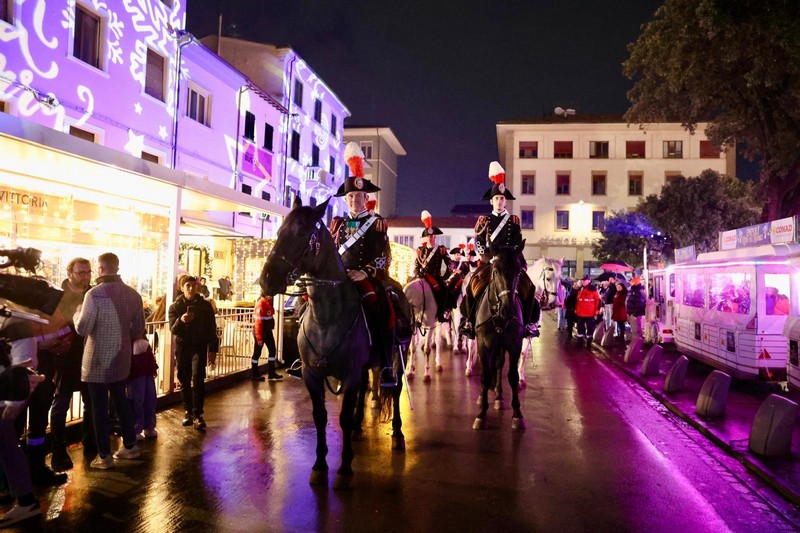 LA FANFARA DEI CARABINIERI A CAVALLO AD EMPOLI