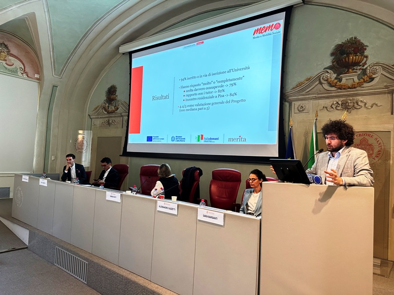 Intervento di Alessandro Gazzetti, allievo Scuola Sant'anna