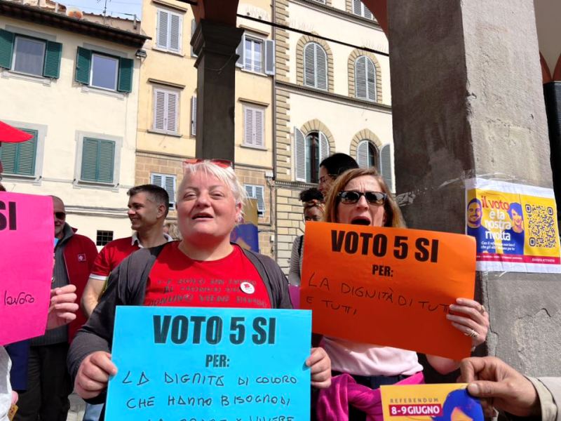 referendum_5 si_flash mob_firenze_ (4)
