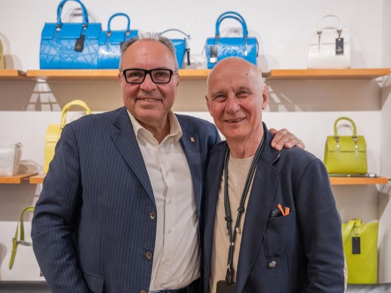 Andrea Calistri con Fausto Merlotti