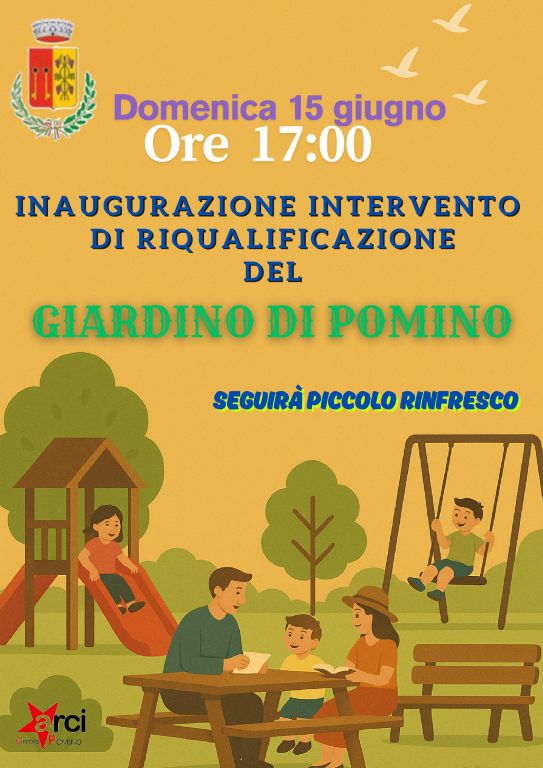 Inaugurazione giardino Pomino